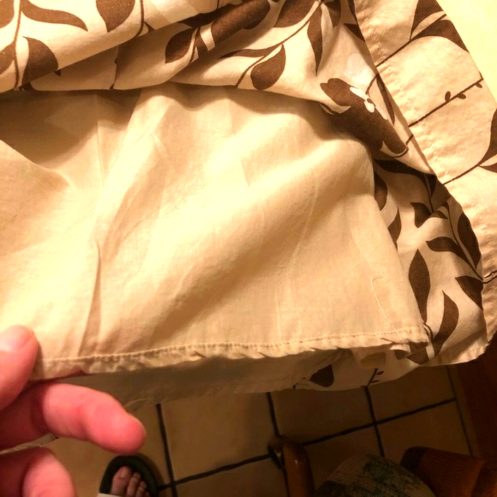 Pretty Floral Skirt - Apt. 9 - Brown & Tan - Size 8 Petite - Picture 5 of 7